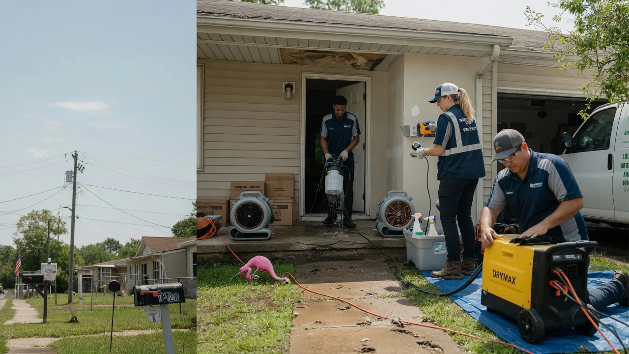 Storm Damage Water Removal in Watts, OK near me
